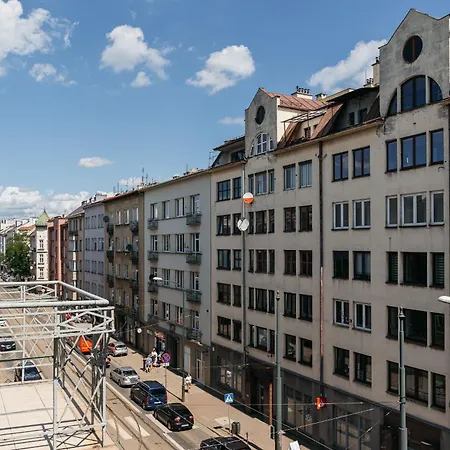Ferienwohnung Vistula Sky - Loftaffair Krakau Exterior foto